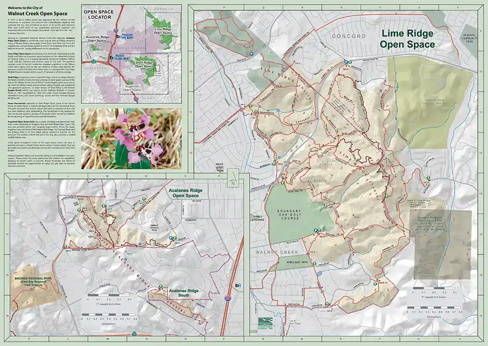Lime Ridge Open Space Map