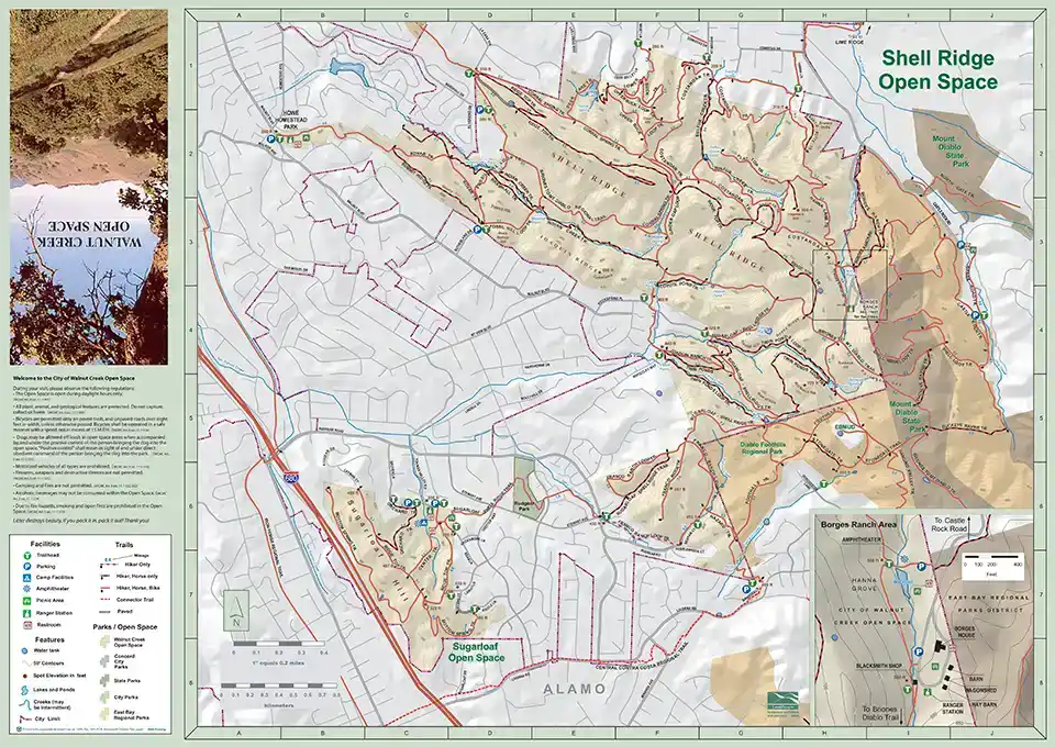 Shell Ridge Open Space Map